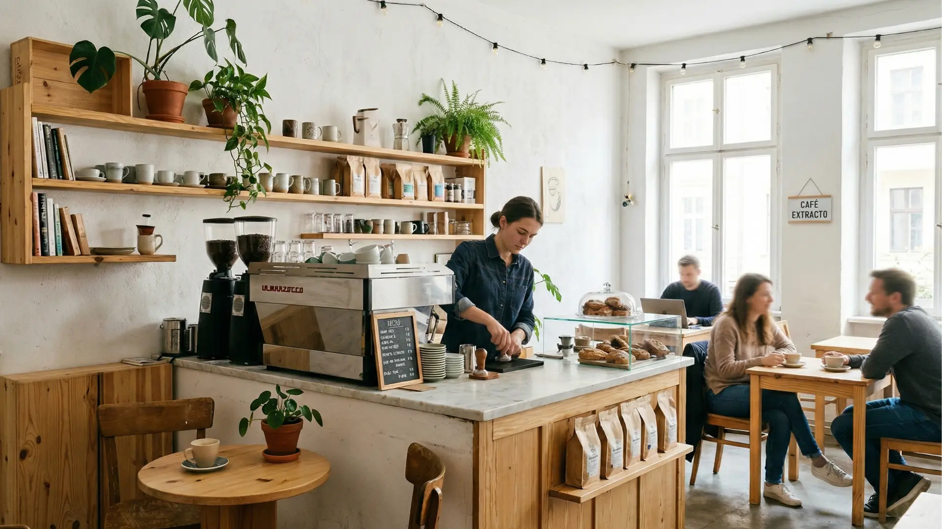 Interior de Café Extracto